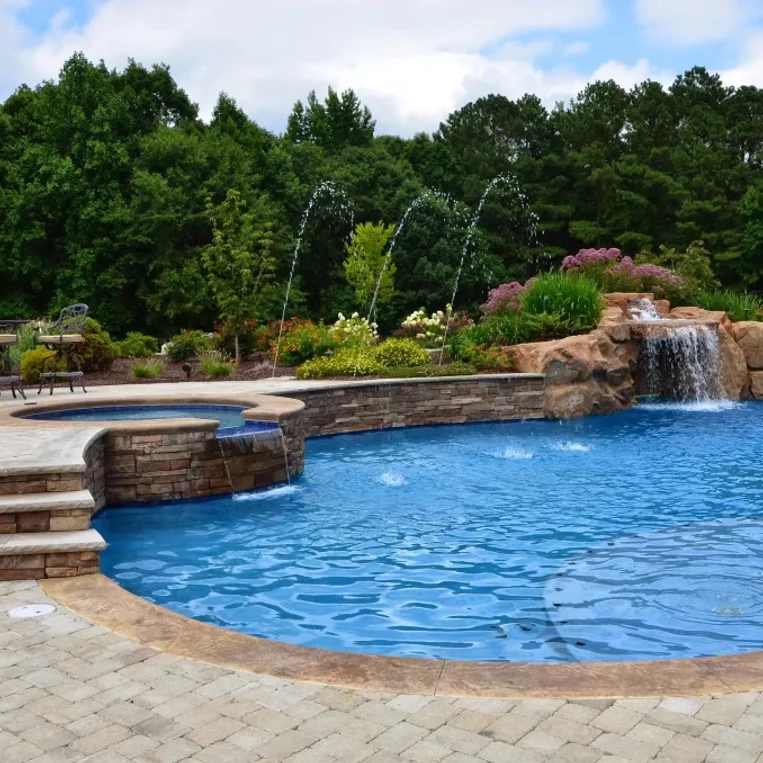 Poolscape and Waterfall in Dover